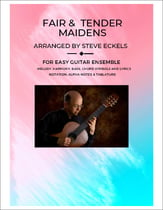 Fair and Tender Maidens for Easy Guitar Ensemble Guitar and Fretted sheet music cover